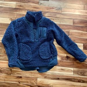 Zella brand Sherpa yoga pullover jacket